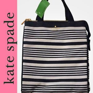 Kate Spade New York Striped Insulated Lunch Tote Bag